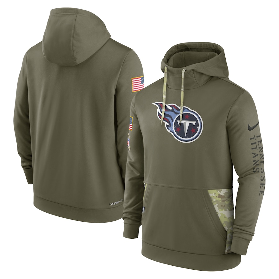 Tennessee Titans Salute to Service Hoodie, Jacket S-2X 3X 4X 5X 6X XLT