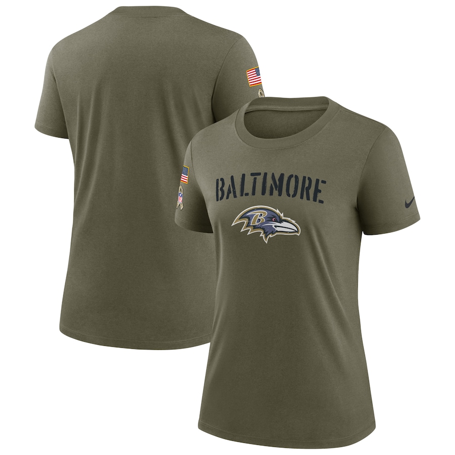Women's Baltimore Ravens Salute to Service Tee Shirt