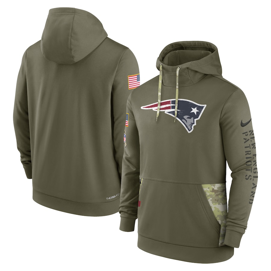 2022 New England Patriots Salute to Service Hoodie