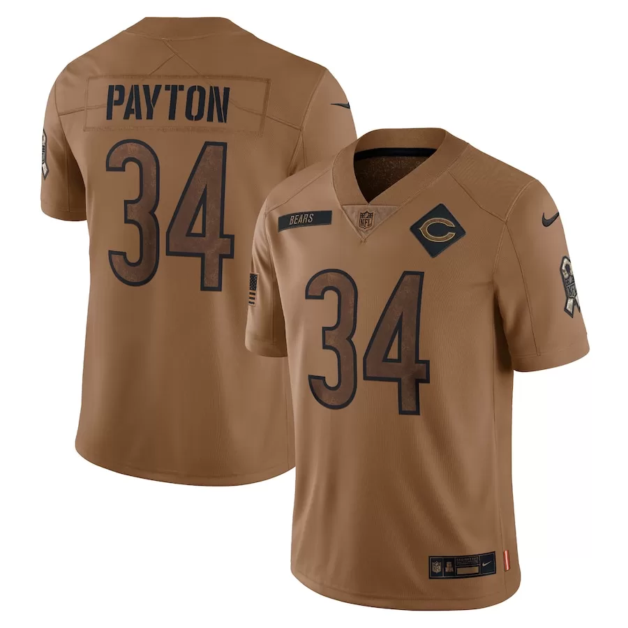 Walter Payton Salute to Service Jersey - 2023 Design by Nike