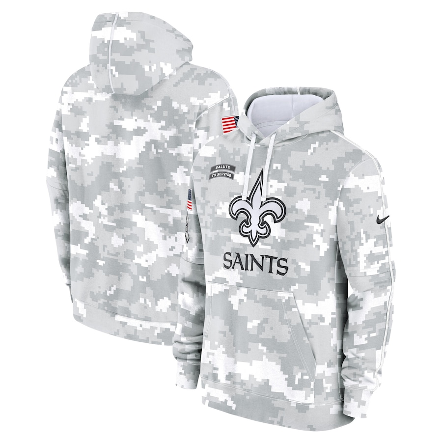 2024 New Orleans Saints Salute to Service Hoodie by Nike New Orleans Saints Salute to Service Hoodie - 2024