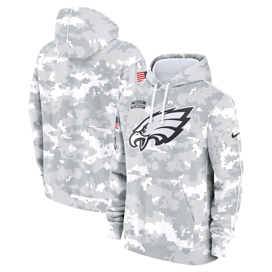 Philadelphia Eagles Salute to Service Hoodie - 2024 Philadelphia Eagles Salute to Service Hoodie - 2024