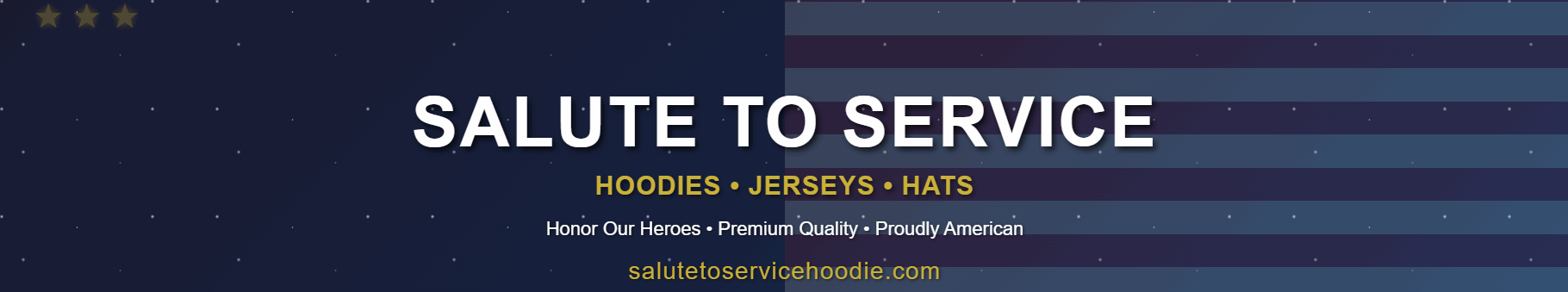 Salute to Service Hoodies Logo
