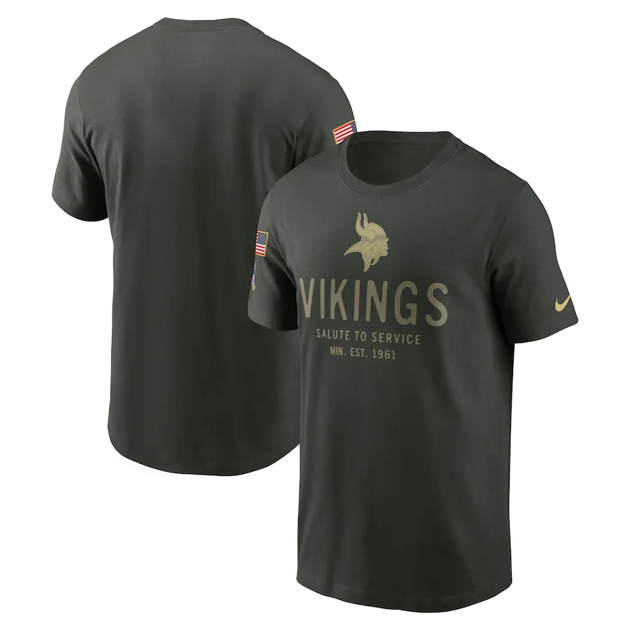 Vikings Salute to Service tee shirt by Nike - 2025