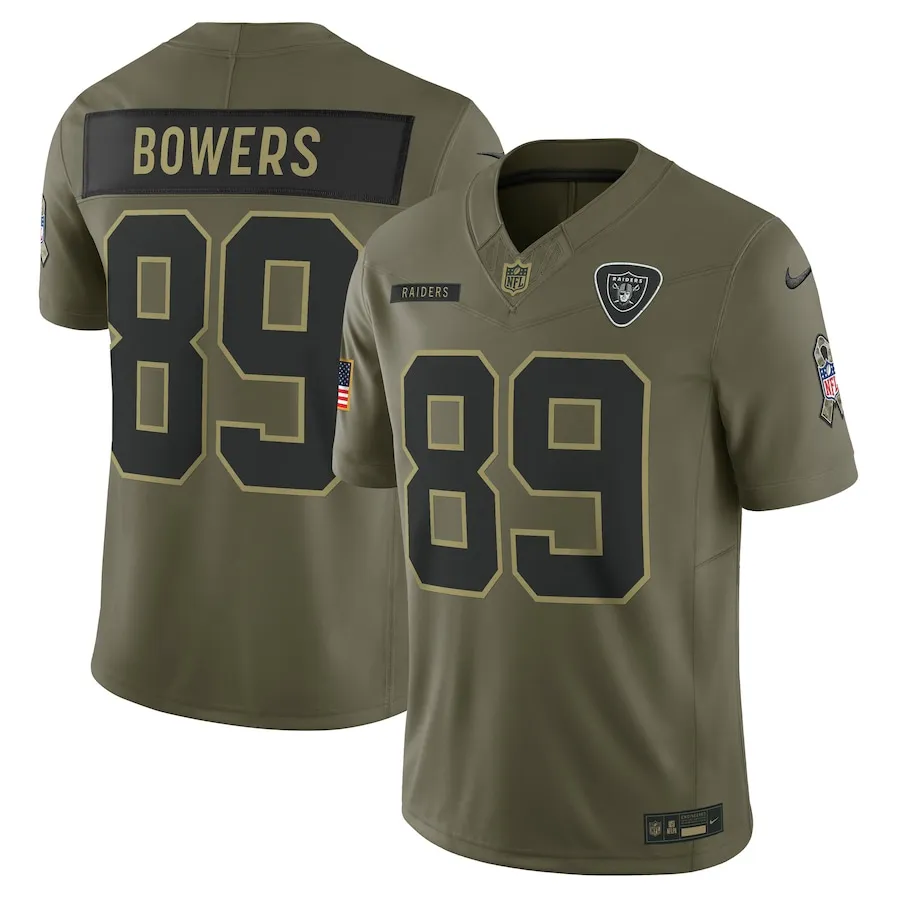 Las Vegas Raiders Brock Bowers Salute to Service Jersey