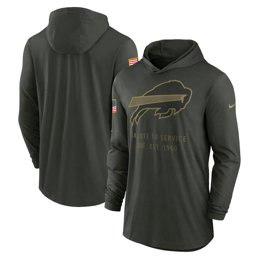 Buffalo Bills Salute to Service Hoodie - 2025 Nike Design