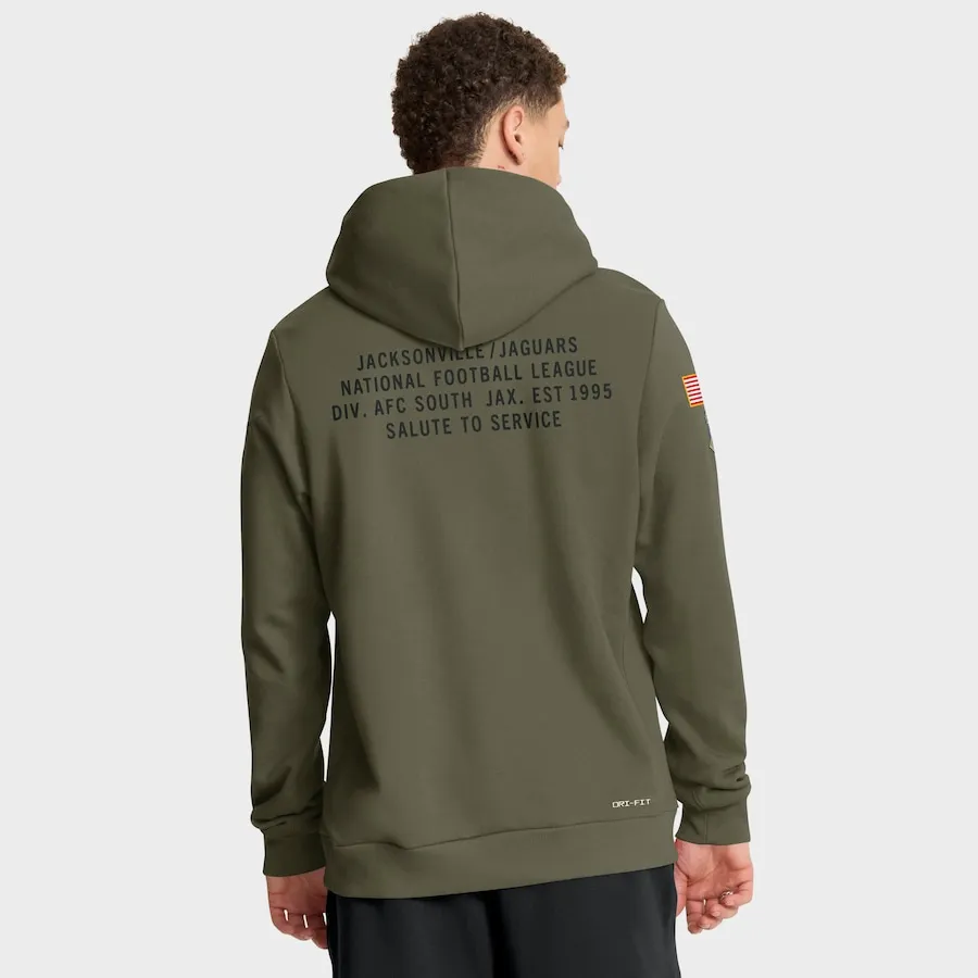 Jacksonville Jaguars Salute to Service Hoodie - Rear View