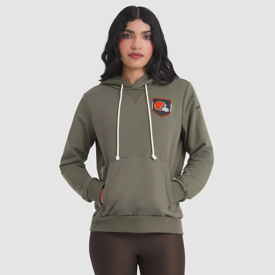 Women's Cleveland Browns Salute to Service Hoodie - 2025 Nike Design