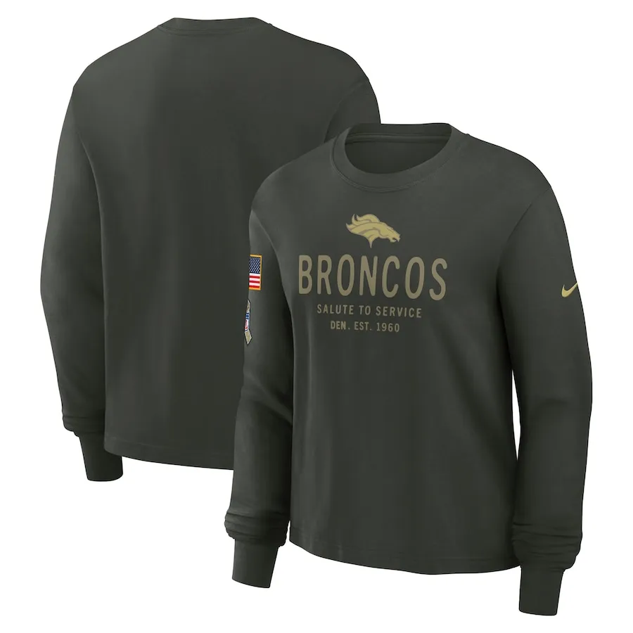 Women's Denver Broncos Long Sleeve Tee Shirt by Nike