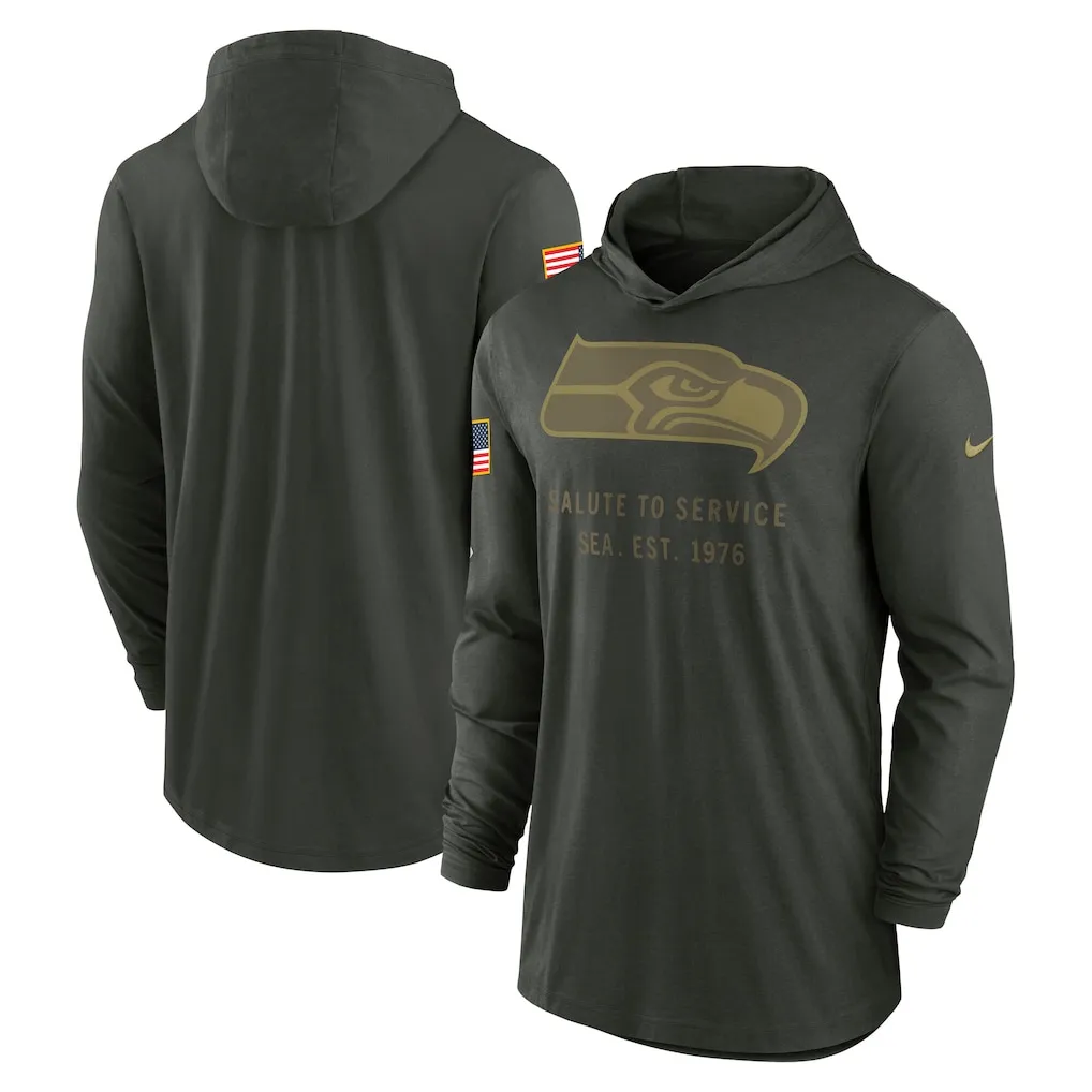 Lightweight Seattle Seahawks Salute to Service Hoodie by Nike