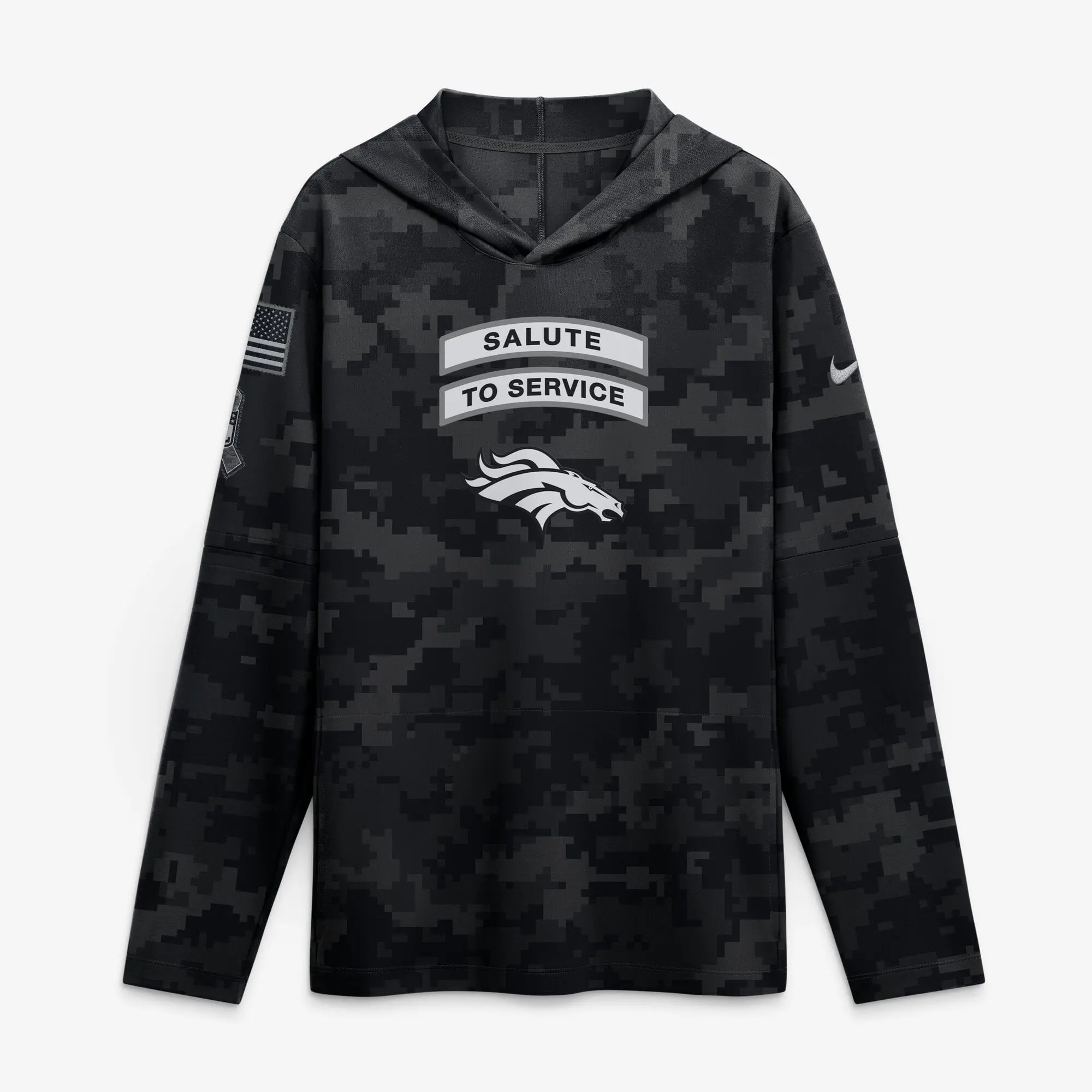 Denver Broncos Salute to Service lightweight hoodie by Nike