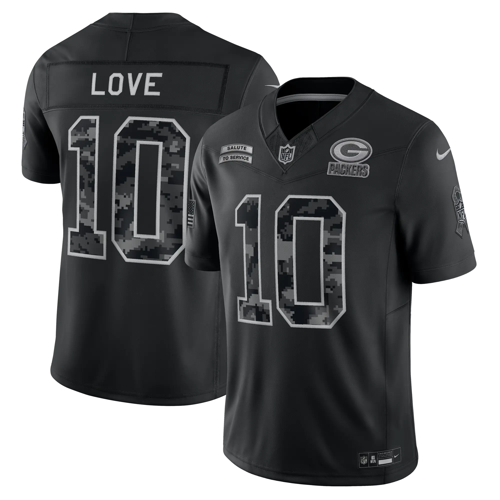 Jordan Love Salute to Service Jersey by Nike