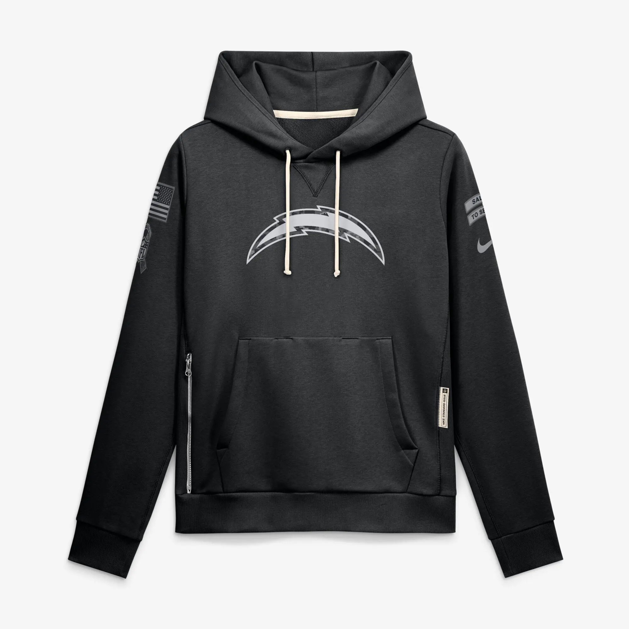 Women's Chargers Salute to Service hoodie in S-3XL
